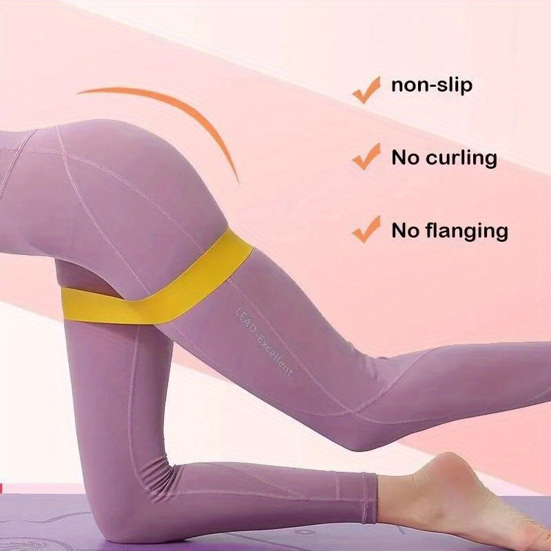 5pcs Yoga Tension Belt Elastic Resistance Bands for Squat Training
