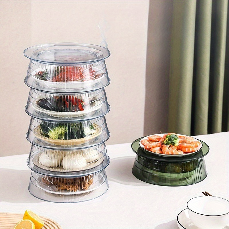 Kitchen Food Preservation Cover, Transparent Insulated Anti