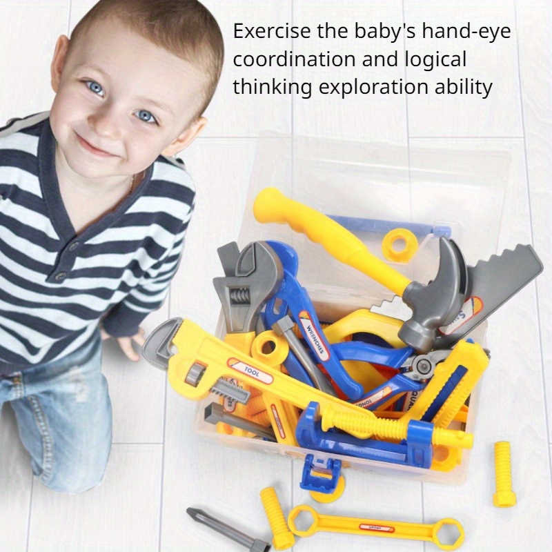 Children's Toolbox Set Electric Toy Drill Baby Simulation - Temu