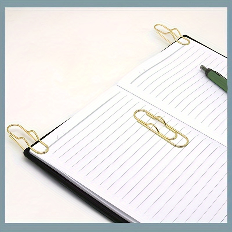 Metal Pen Clip Creative Notebook Accessories Convenient - Temu