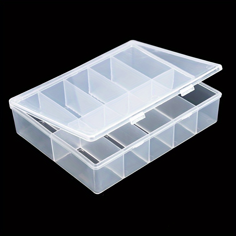 32pcs/set Plastic Transparent Storage Container, Small Bead Organizer,  Sorting Organizer Case, Mini Jewelry Beads Nail Art Hair Accessories  Containers