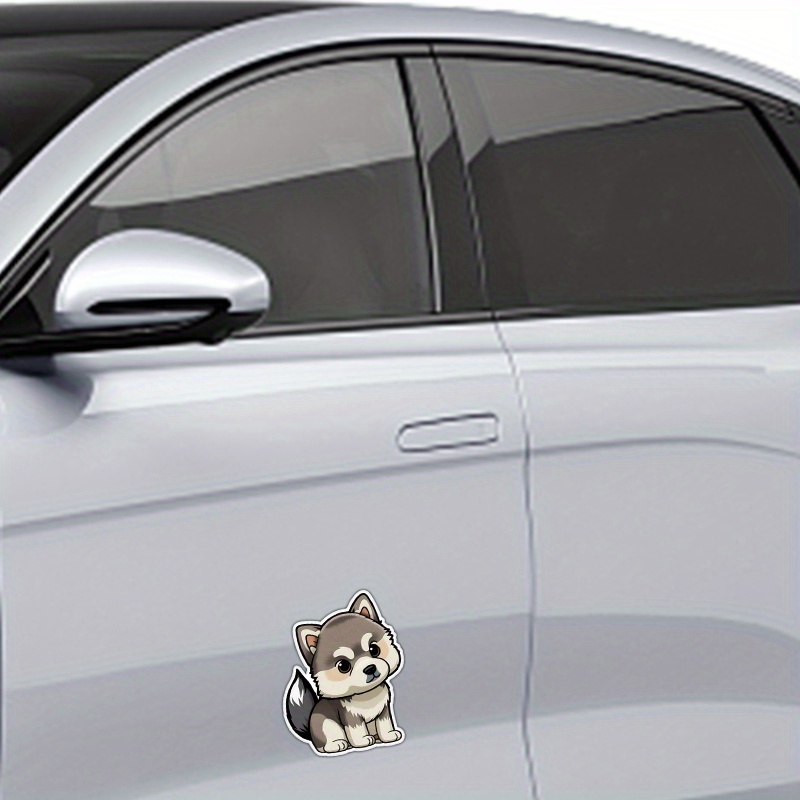 Cute Chibi Husky Vinyl Car Sticker Decal Dog Animal - Temu