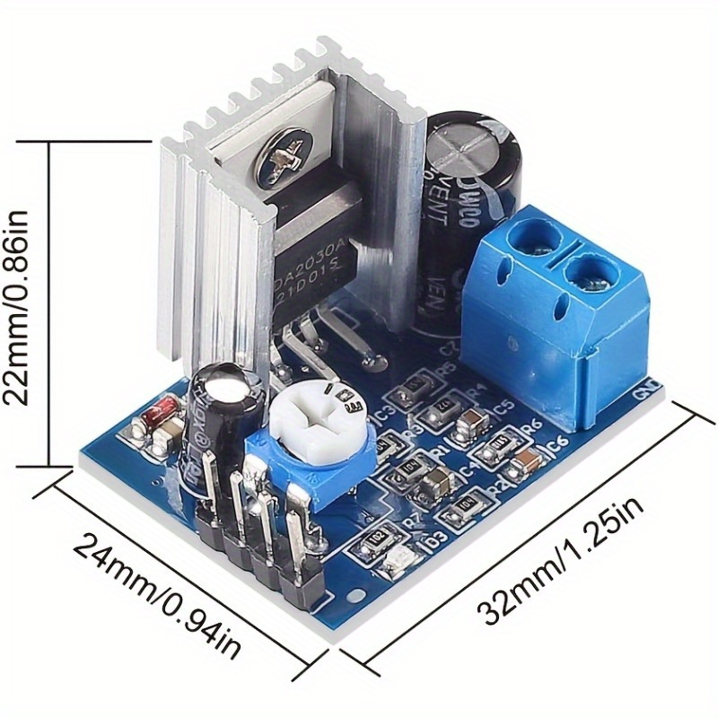 Módulo Amplificador de audio TDA2030A
