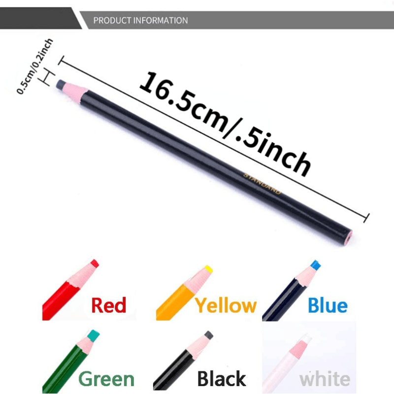 Fabric Chalk Tailors Patchwork Sewing Markers Clothing Pattern Erasable  Dressmaker DIY Tool Needlework White Line Plastic Cover - AliExpress