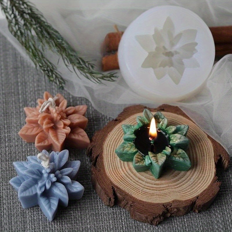 handmade flower candle mold flower silicone