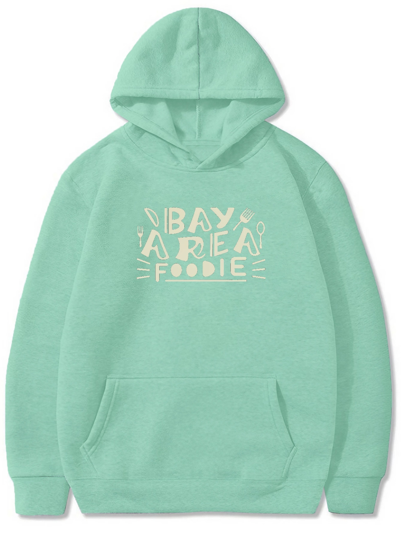 bay Area Foodie Print Hoodies Men Graphic Hoodie Temu