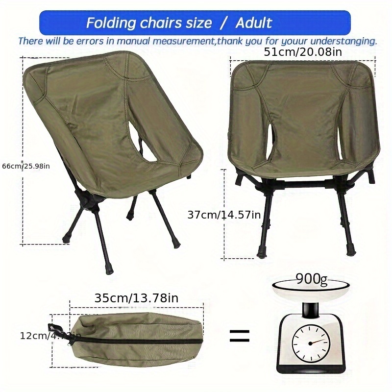 Outdoor Folding Chair Portable Ultra Light Chair Beach Art - Temu