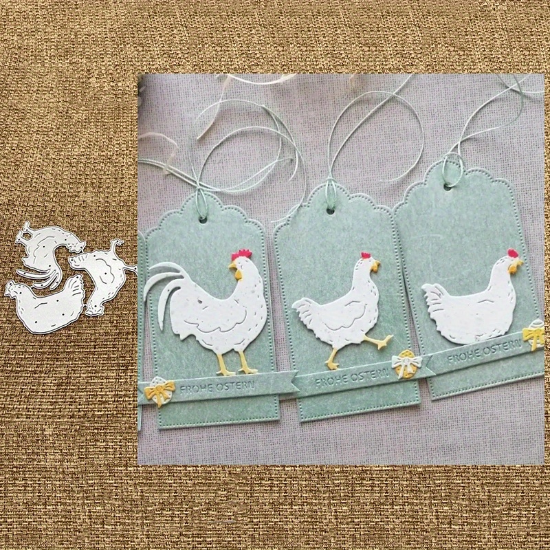 

Craft Metal Cutting Dies 3pcs Album Paper Card Craft Embossing Dies