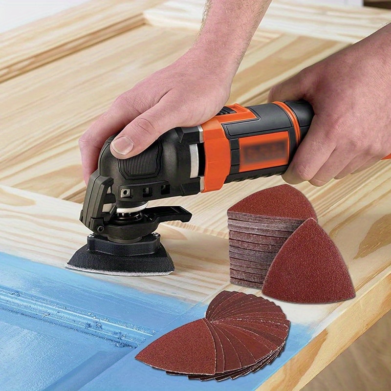Mouse Sanding Pads Hook Loop Sandpaper 150 Grit for Black+Decker