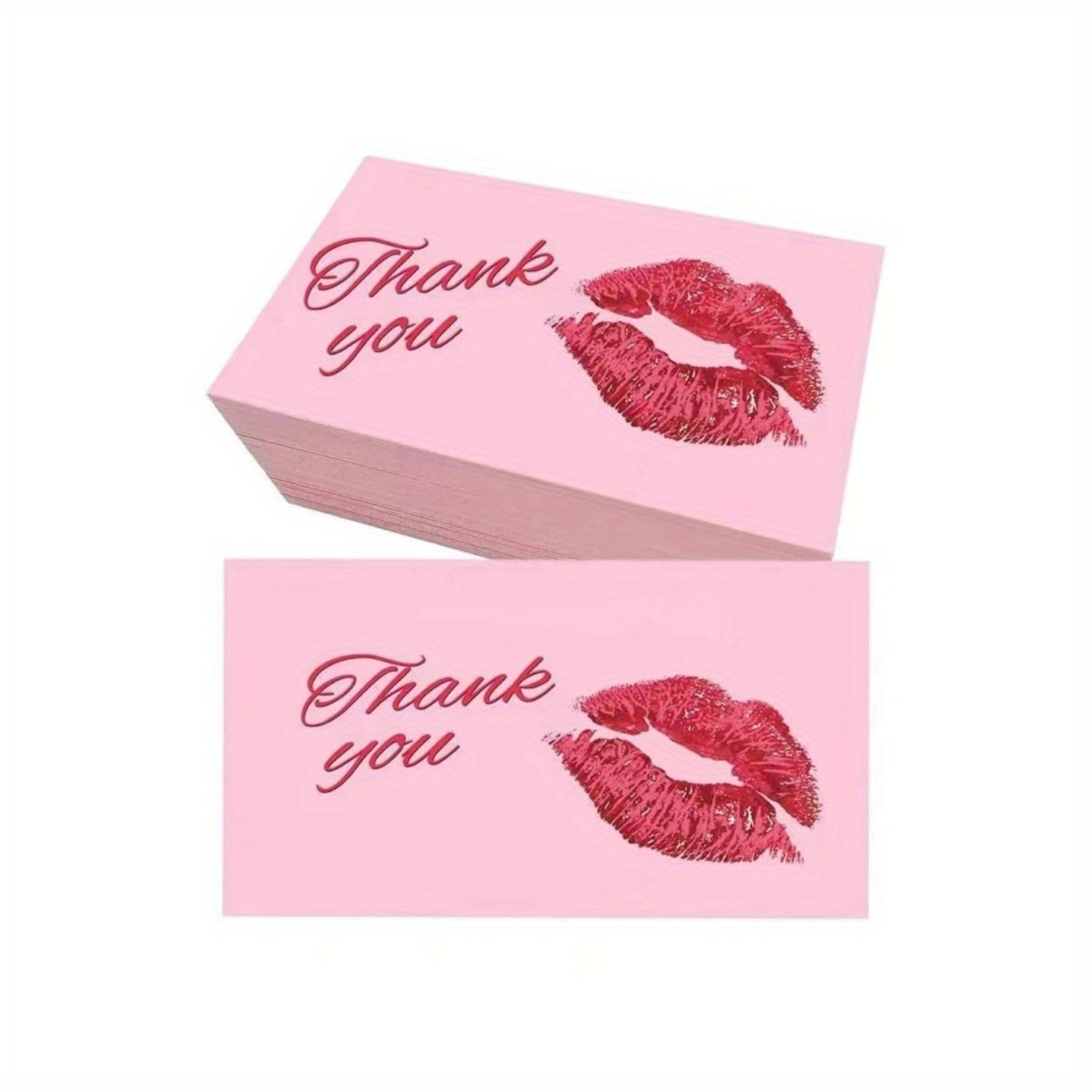 

50pcs Loose Thank You Cards, Suitable For Weddings, Graduation Ceremonies, Parties, Business, Funerals, Birthdays