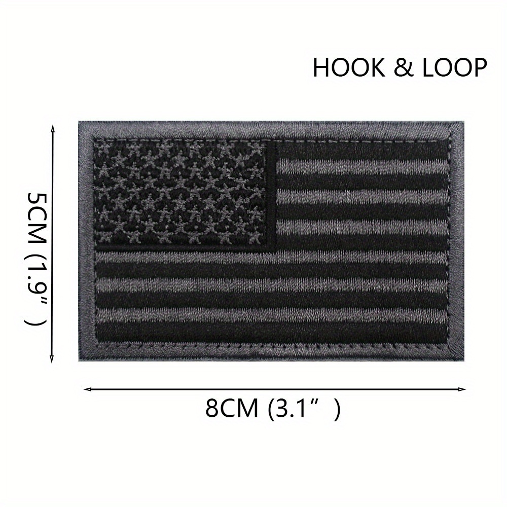 American Flag Embroidery Embroidered Badge Patch For Jackets - Temu
