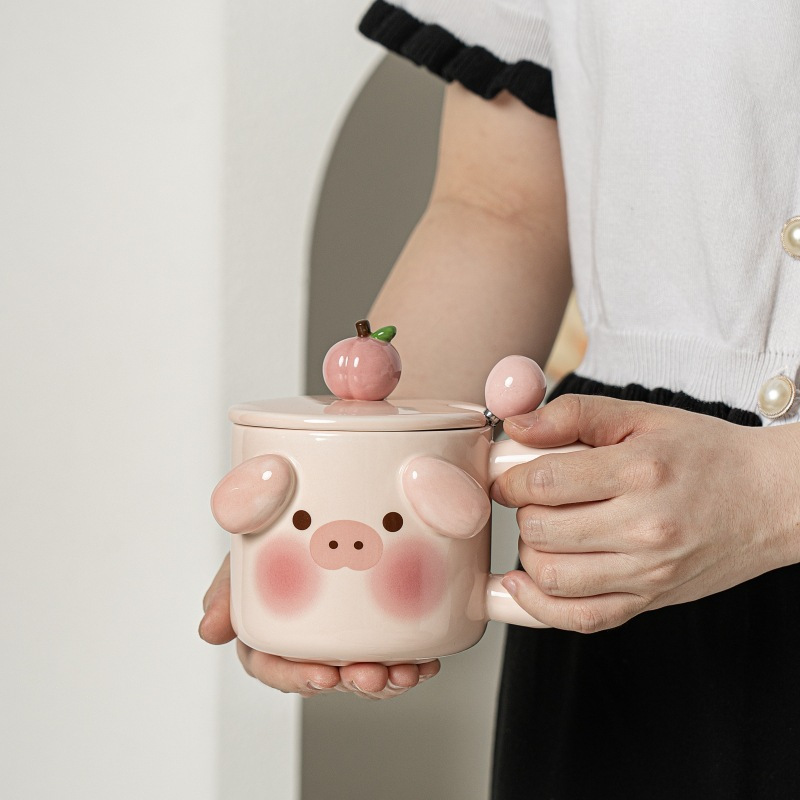 3D Pig Coffee Mug 14 oz - Pet Clever