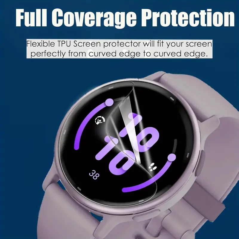Clear Hydrogel Film Soft Tpu Watch Screen Protector For - Temu