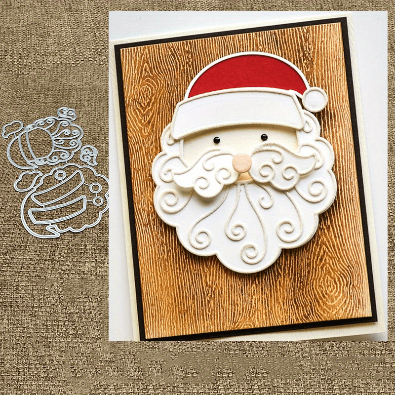 

1pc Metal Cutting Dies Stencils Scrapbook Cutting Die For Paper Card Making Scrapbooking Diy Cards Photo Album Craft Decorations Santa Claus Decoration