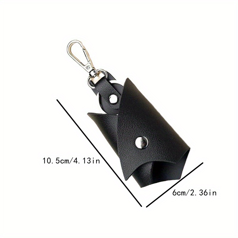 1pc Bat shaped Car Keychain PU Leather Folding Keychain Pendant