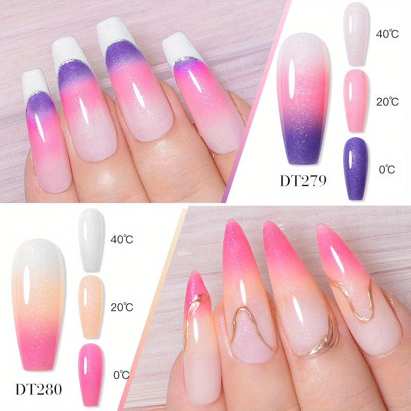 Pink and white ombre nails : r/DIYGelNails