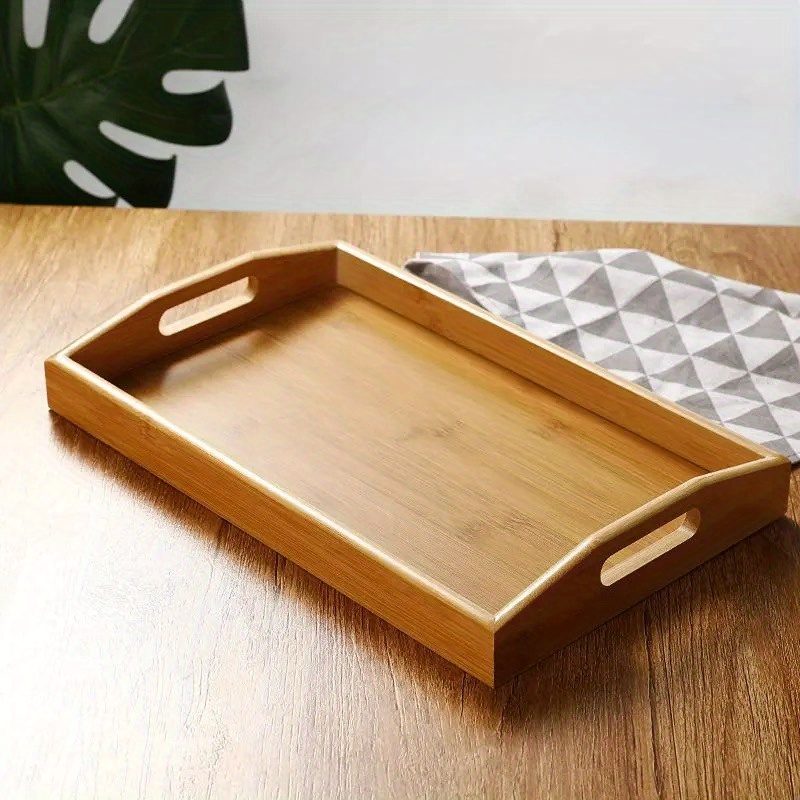   decor with this stylish bamboo serving tray   eating storing and more