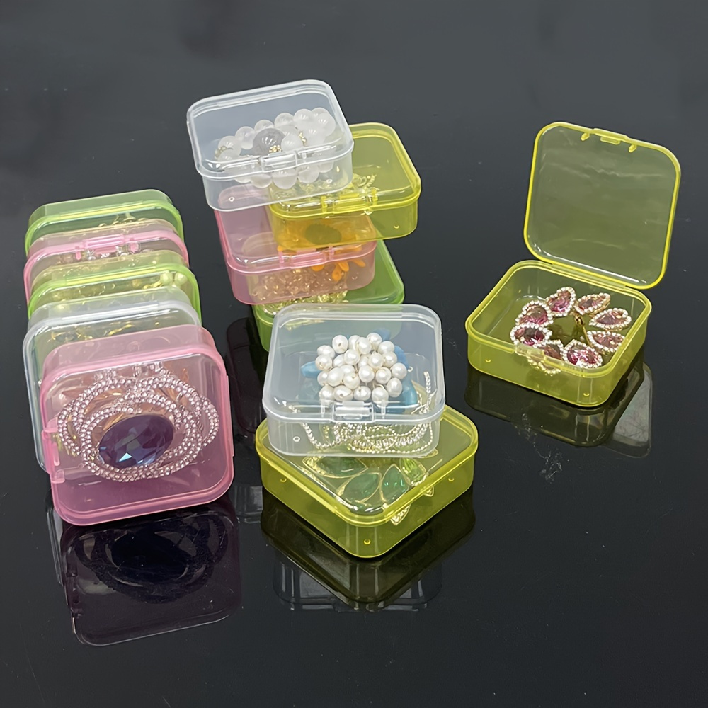 14 20pcs Set Plastic Transparent Storage Box With 1 Large Storage