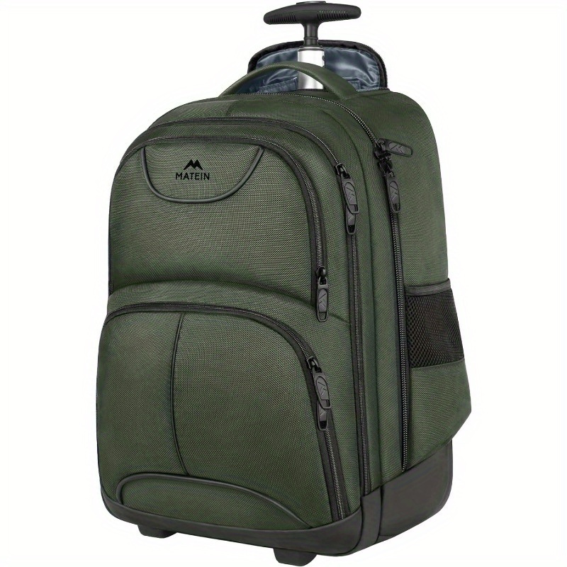 Rolling laptop 2024 backpack 17 inch