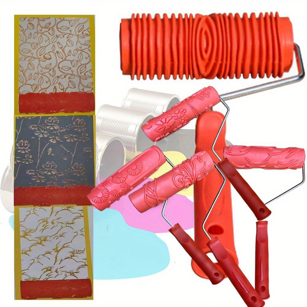 Wall Decorating Painting Tools Decorative Pattern Paint Roller  Embossed.Texture