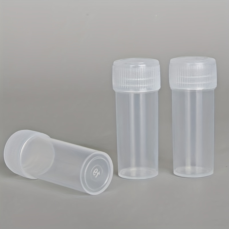 20pcs 0.17oz Plastic Sample Bottle, Test Bottle, Mini Small
