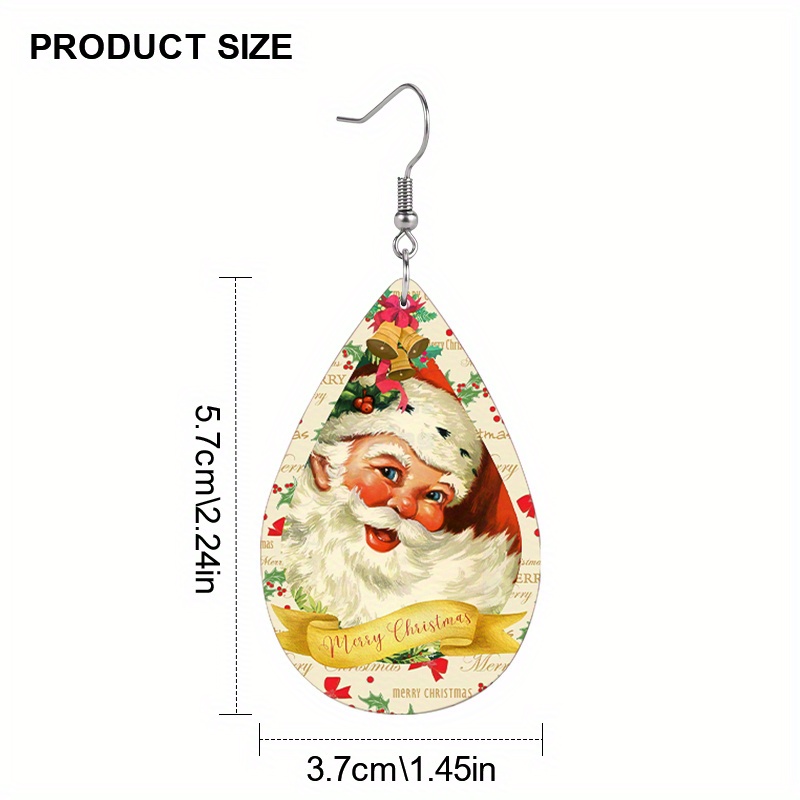 Christmas Gifts Santa, Christmas Earrings Bells