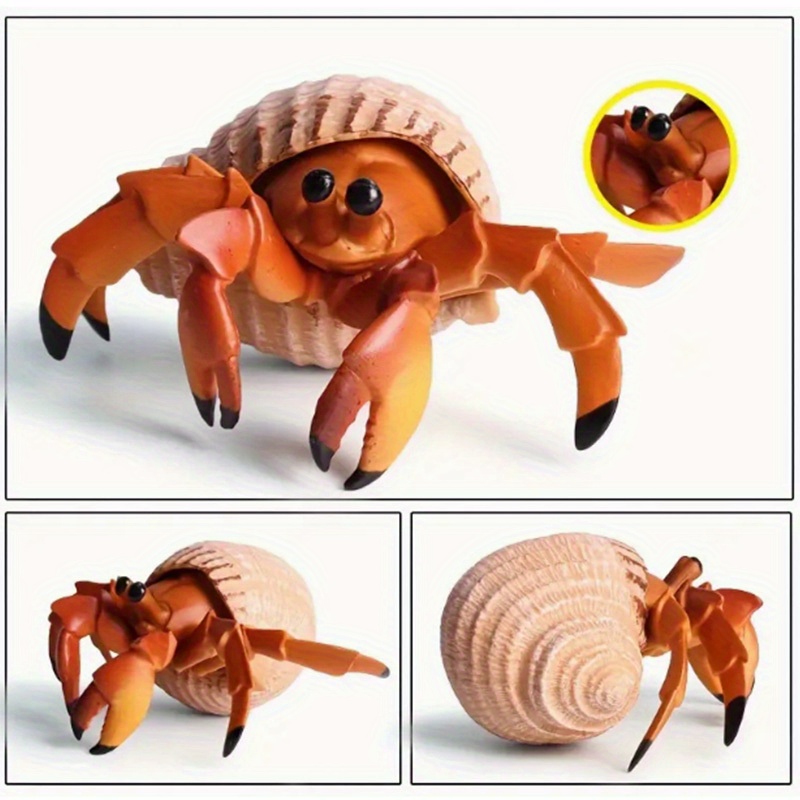 Ocean Sea Animal Model Figures Crab Hermit Crab Ray Fish - Temu Canada