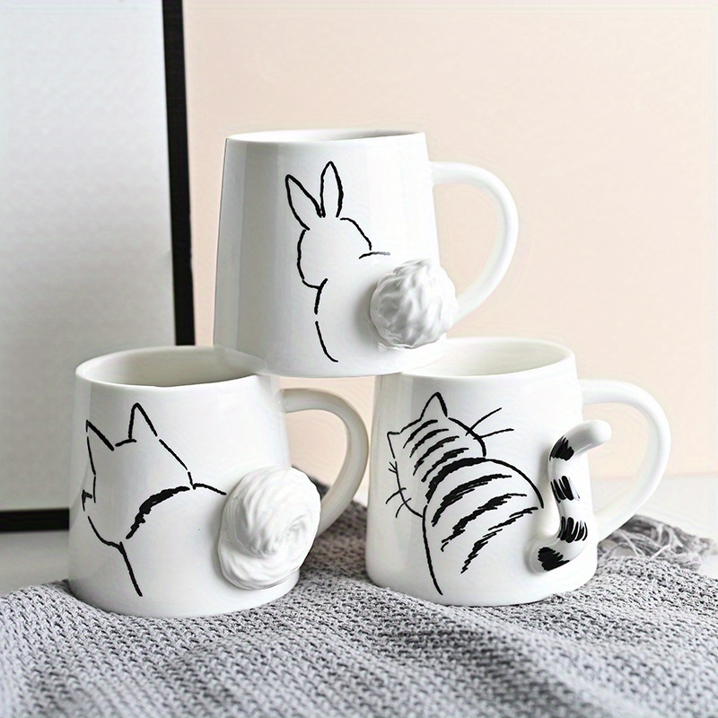 Taza Café Alto Valor Linda Taza Gato Perro En Pareja Taza - Temu