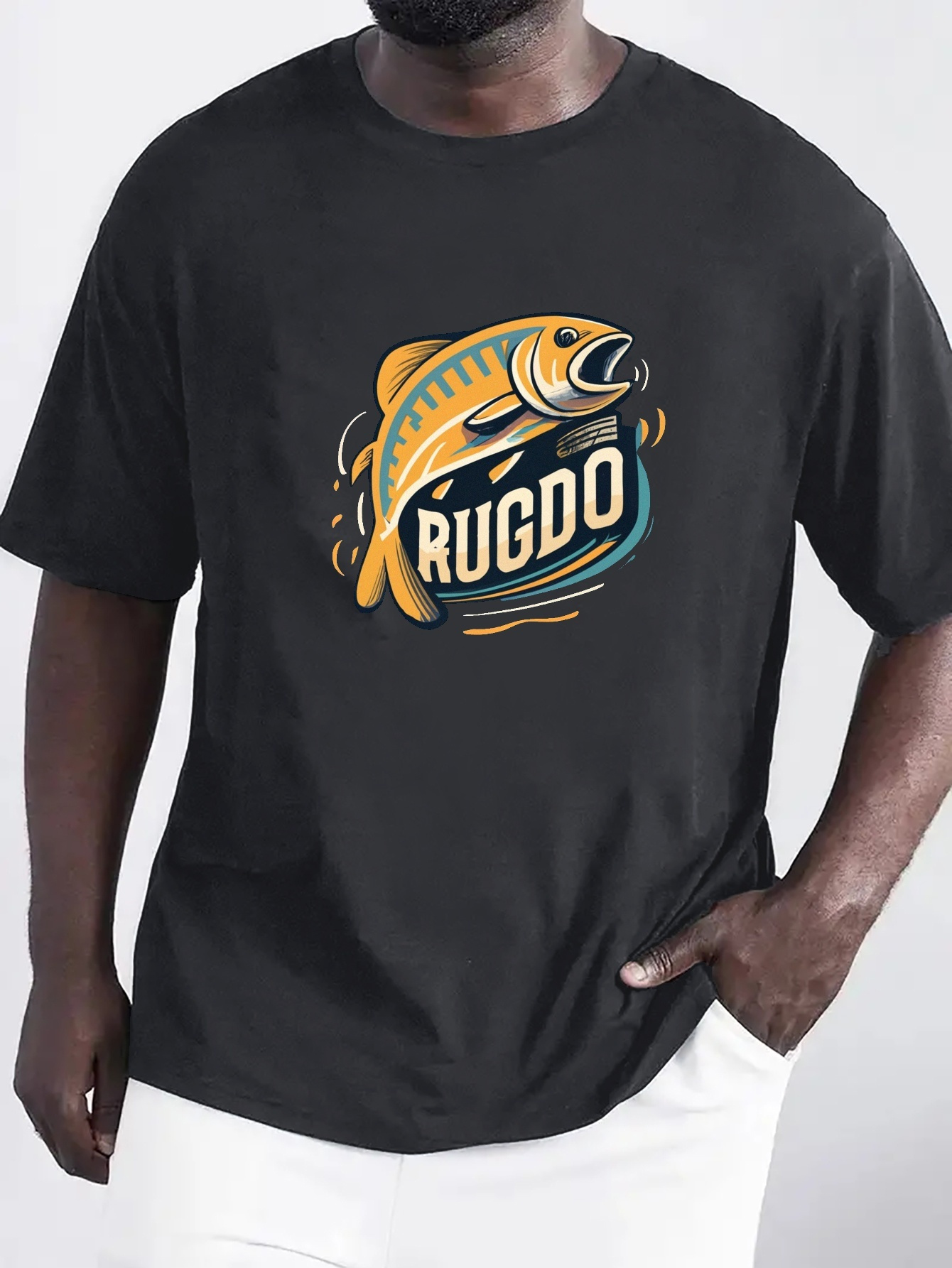 Men's Tee Rugby Tournament Fish Illustration Rugby Chaco - Temu New Zealand