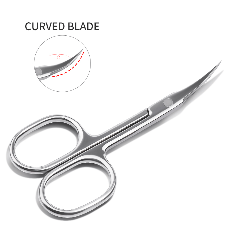 

Stainless Steel Nail Clipper Trimmer, Professional Pedicure Curved Tip Scissors