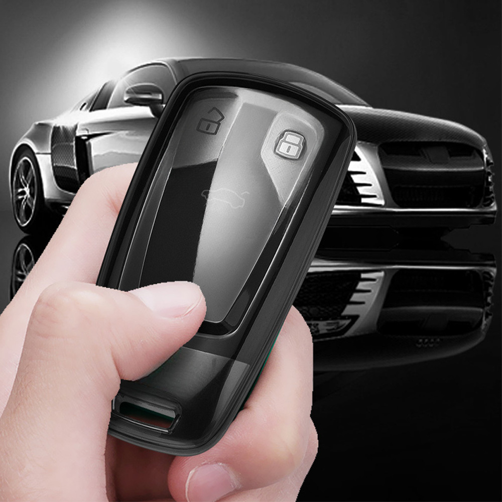 Tpu Car Remote Key Case Cover Shell A4 B9 A5 A6 8s Q5 - Temu