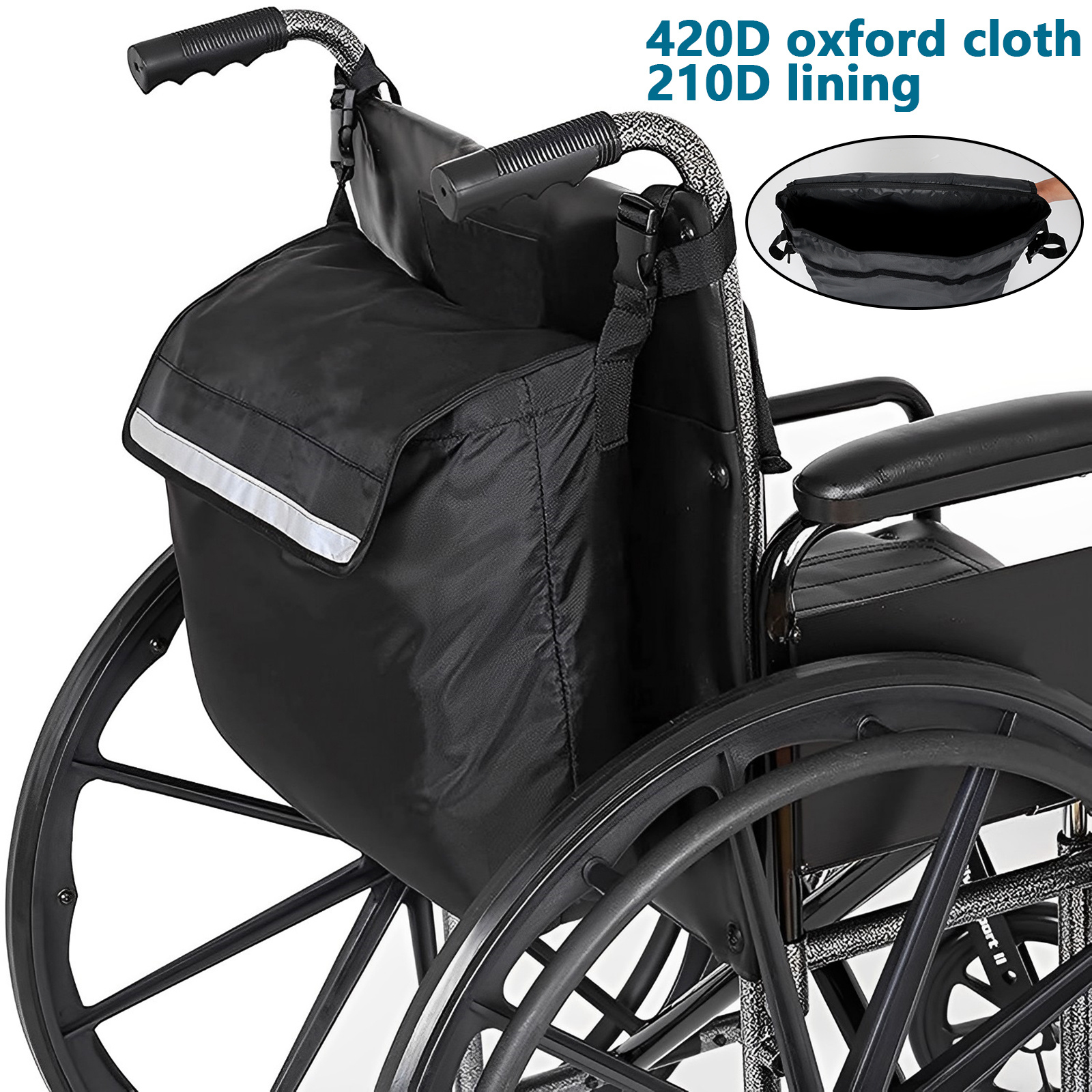 1pc Rollstuhl Tasche wasserdichte Rollstuhl Tasche mit - Temu Germany