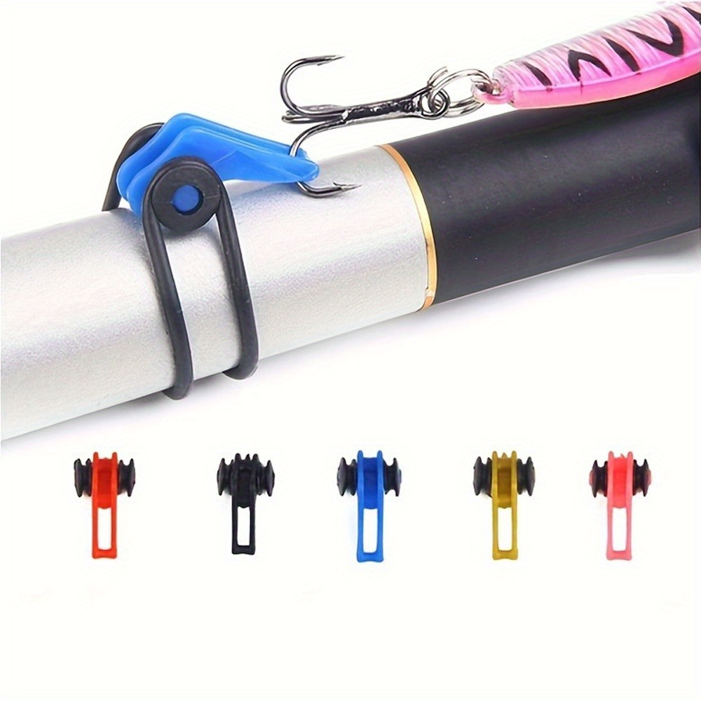 DDfishing Automatic Fishing Device Spring Loaded Speed Hook Lazy Person Fish Hooks Automatic Ejection Ice Fishing Bait Traps 12 Pack