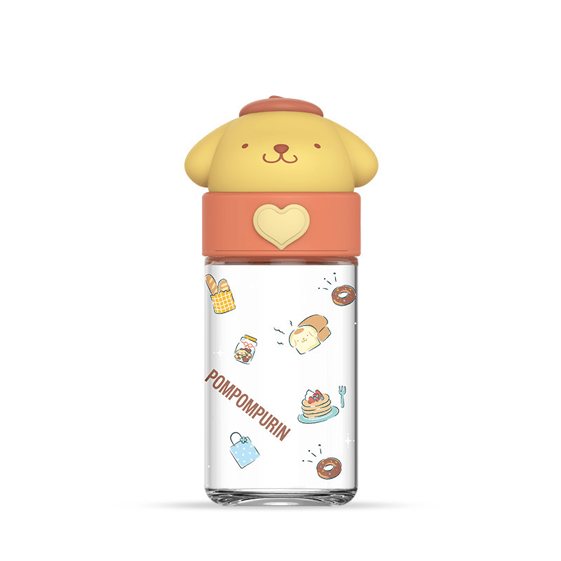 Pompompurin Anime 16oz Beer Can Glass with Straw and Lid – SakuratopiaAnime