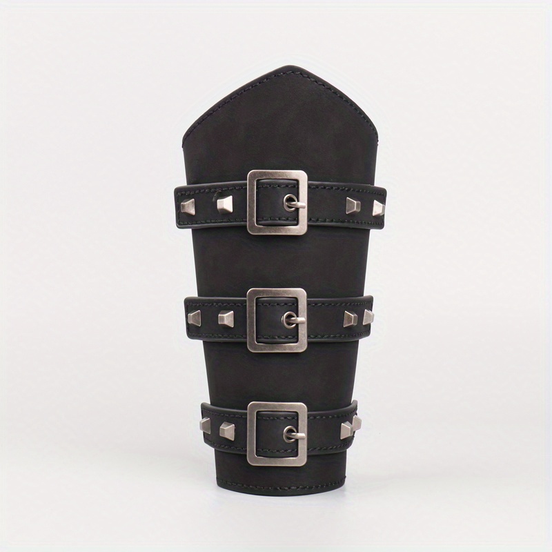 Leather Armguard Buckle Arm Protector Cosplay Bow Arrow Protector