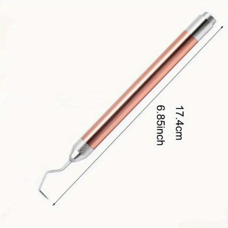 2Pcs LED Weeding Tools for Vinyl: Lighted Weeding Pen with Pin & Hook for  Removing Tiny Vinyl Paper/Iron Projects Cuts 