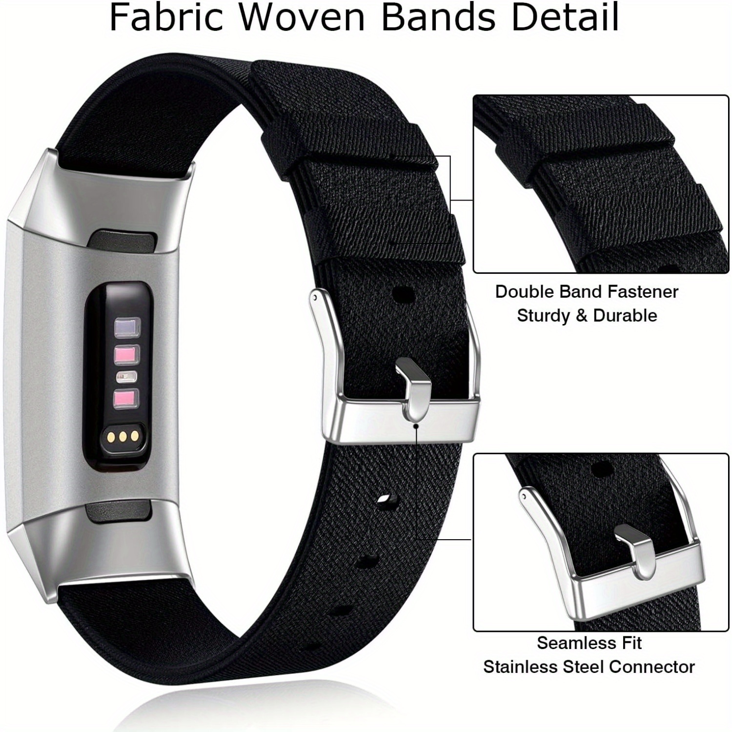 Fitbit charge 4 fabric strap hot sale