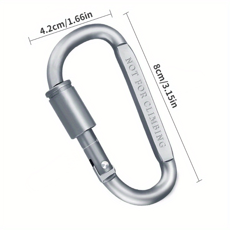 Outdoor Camping Hanging Lock Titanium Alloy Hiking Outdoor Tools D