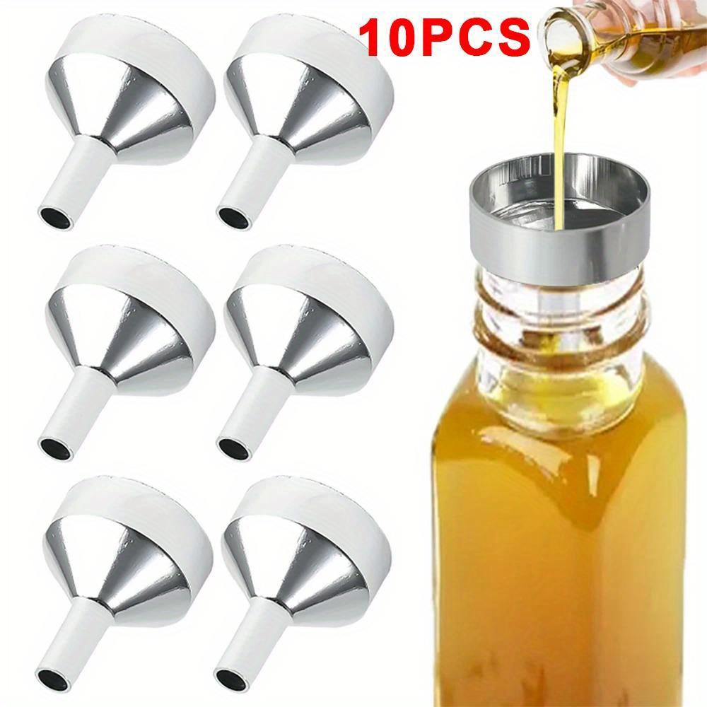 Mini Funnels Stainless Steel Pour Oil Liquid Funnel Perfume Temu