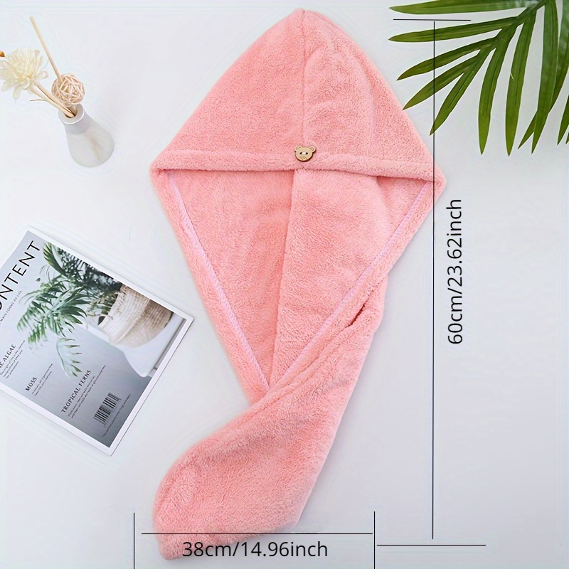 1/2/4pcs Toalla De Pelo De Secado Rápido Para Mujeres, Turbante De Pelo  Absorbente De Microfibra Para Pelo Mojado, Toalla De Secado De Pelo Para  Pelo Largo Y Grueso Rizado - Temu