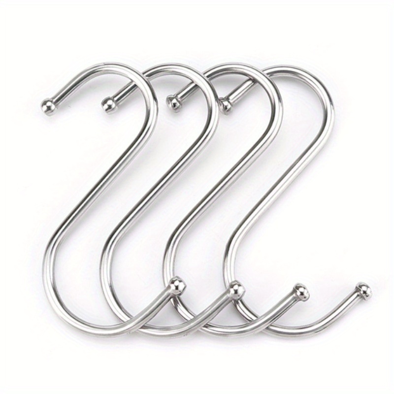Black Hook Stainless Steel S Shaped Anti corrosion Durable - Temu