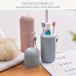 1pc/3pcs Travel Portable Toothbrush Toothpaste Holder Storage Box Household Storage Cup Outdoor Bathroom Accessories