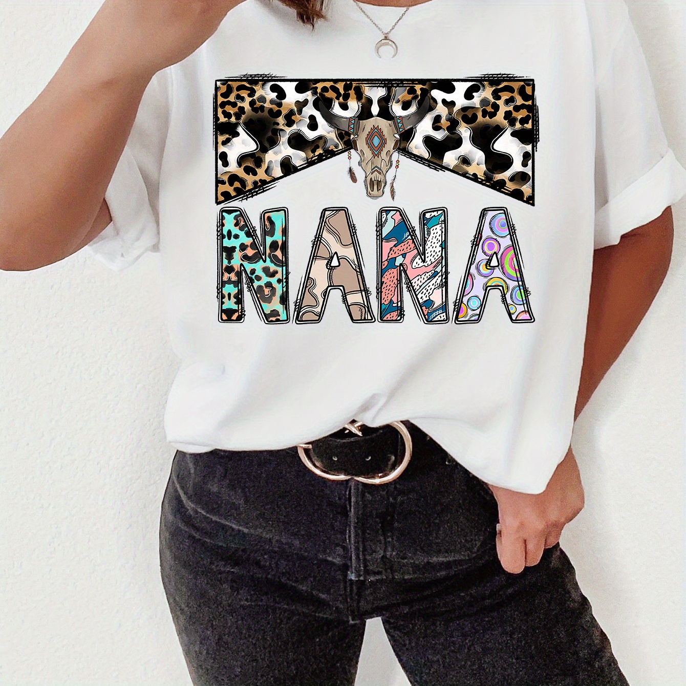 Vinyl Iron Stickers Clothes Nana Letters Print Pattern Temu
