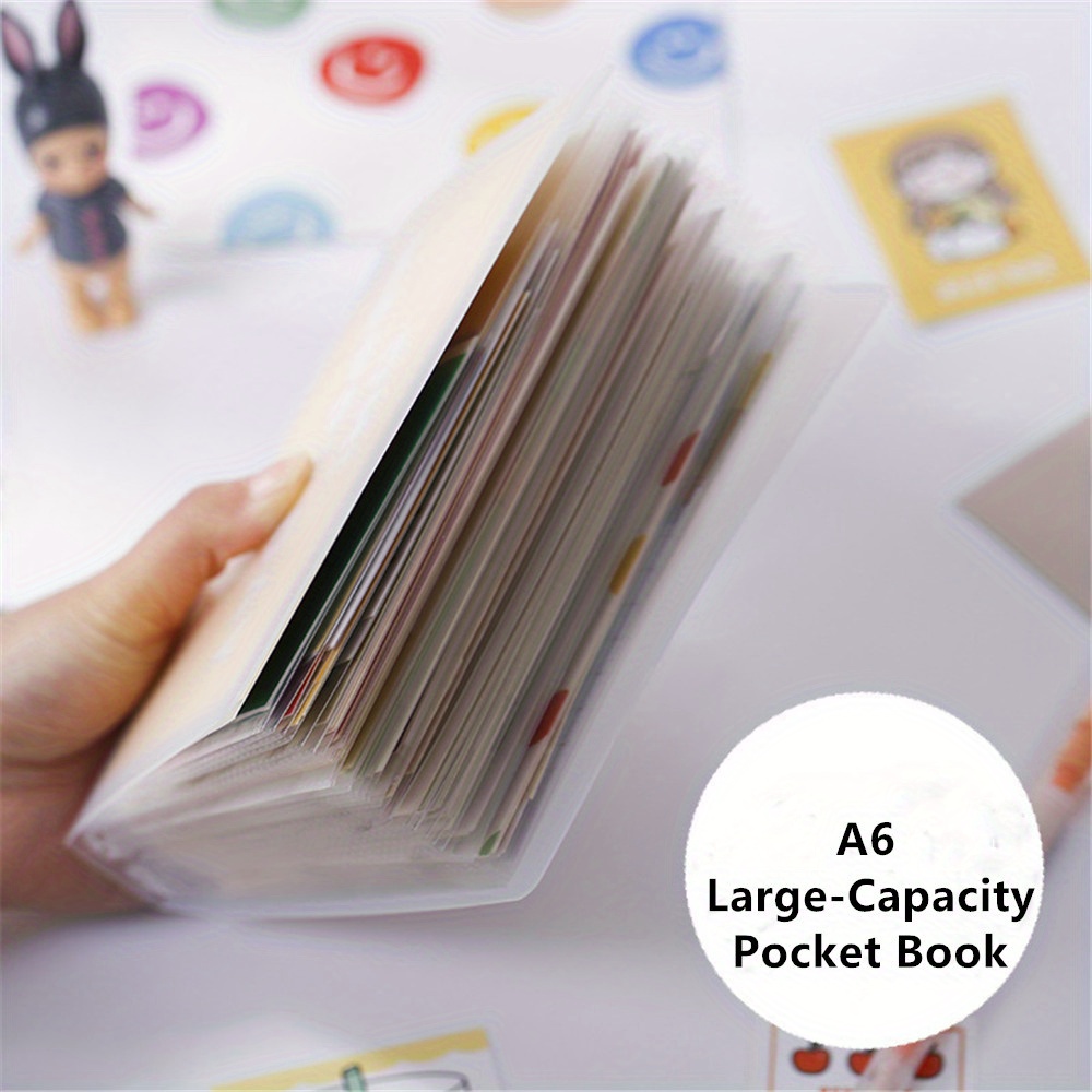 Sticker Storage Book Better Jonny Large Clear Storage Book - Temu