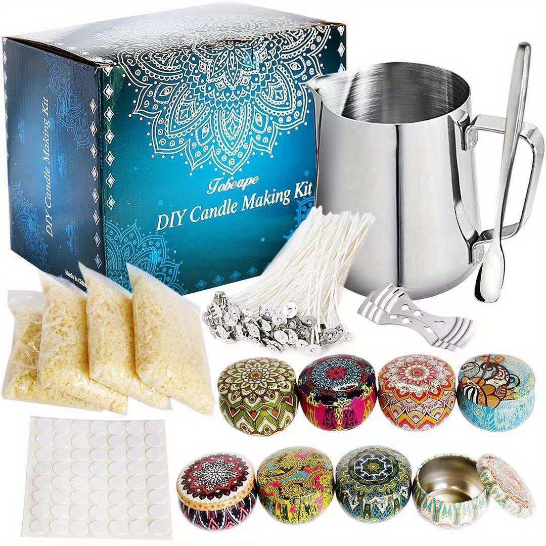 Candle Making Kit Diy Candles Craft Tools Pouring Pot Candle - Temu