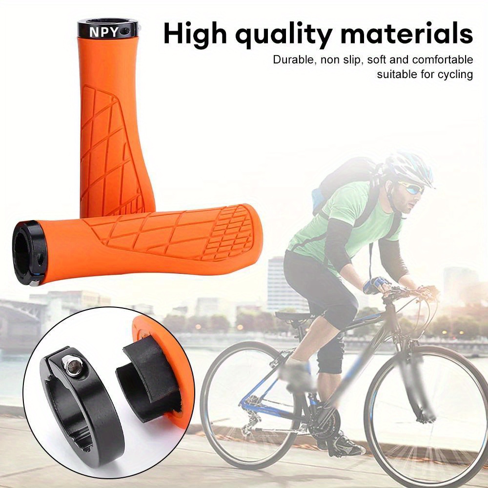 Puños Bicicleta Puños de Manillar para Bicicleta de Goma Bloqueo Doble  Antideslizante Ergonómicos Anti Golpespara Bici de Montaña MTB BMX con  Mango : : Deportes y aire libre