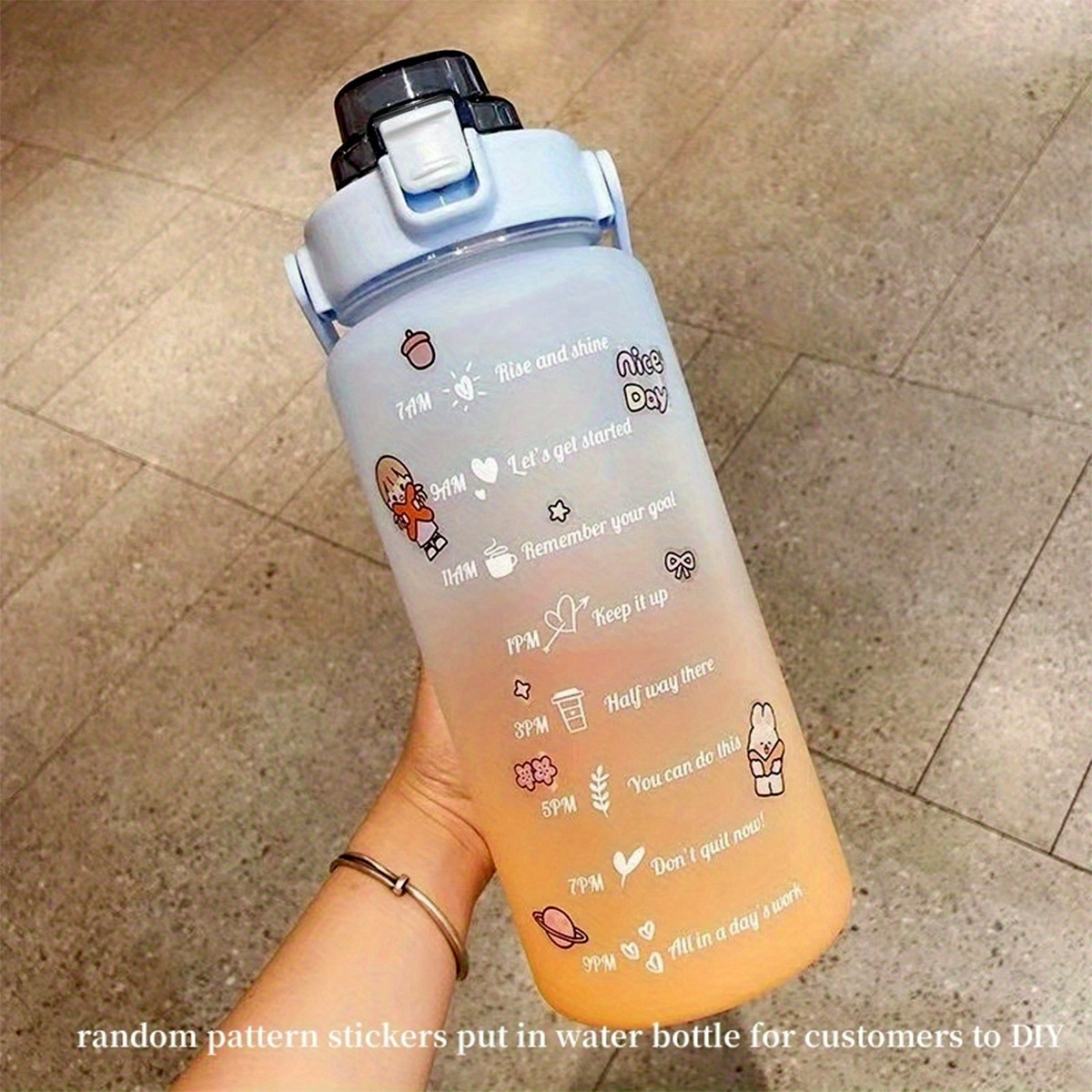 Water Bottle With Straw Leak Proof Bpa And Toxic Substances - Temu