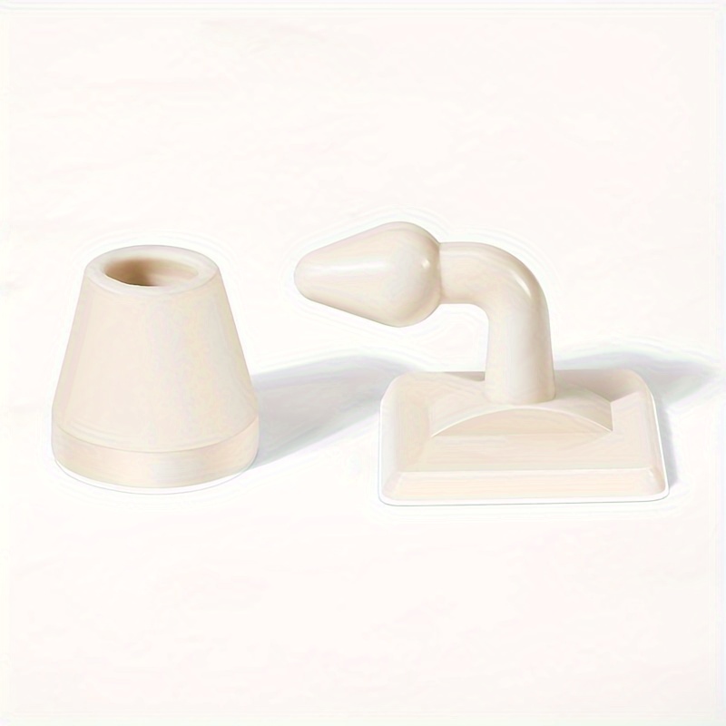 1pc Silicone Door Stop & Wall Protector Adhesive Bumper Floor Pad Holder