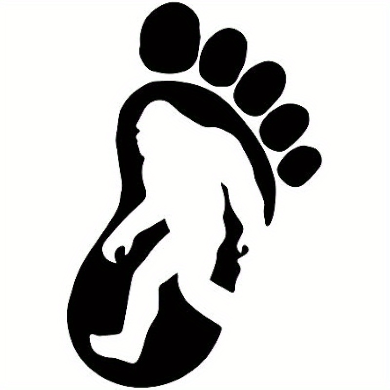 Sasquatch Stick Figure Family Vinyl Decal – Sasquatch The Legend