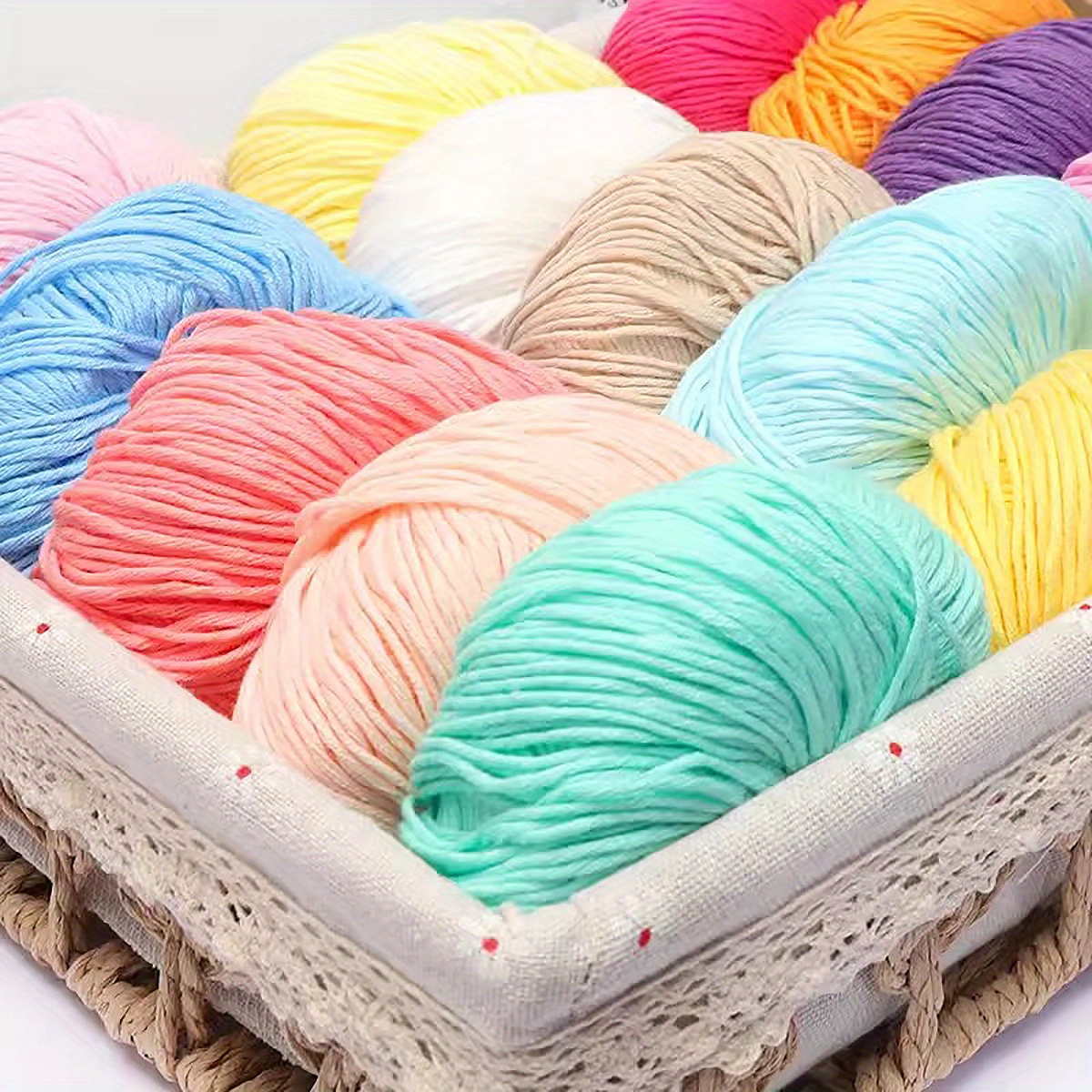 70% Cotton 30% Nylon Knitting Cotton Gradient Yarn Soft Warm - Temu